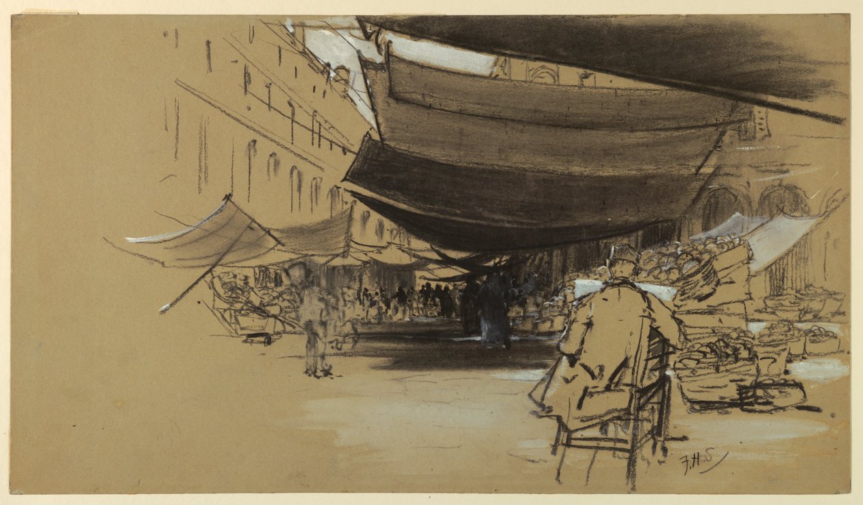 Fruktmarknadens markiser av Francis Hopkinson Smith