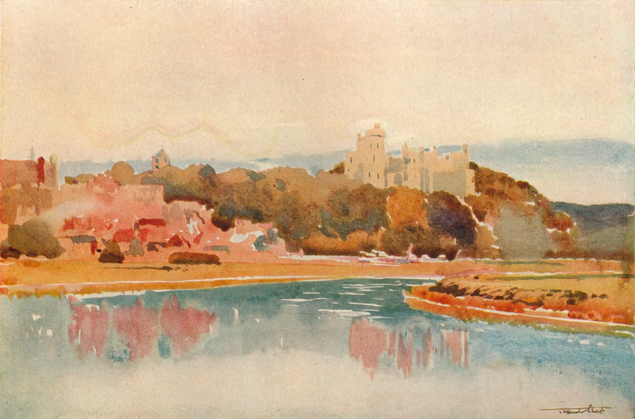Arundels slott, c1877-1924, 1924 av Francis Job Short