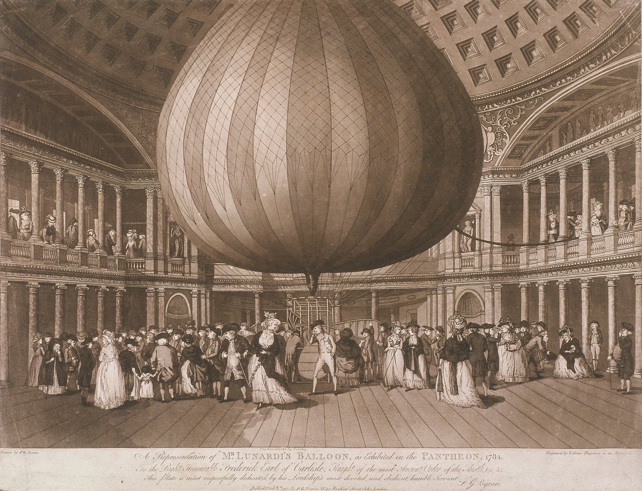 Interiören av Pantheon, Oxford Street, London, 1785 av Francis Jukes
