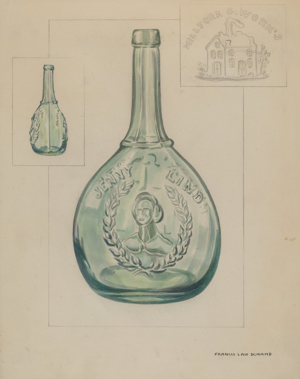 Flaska av Francis Law Durand