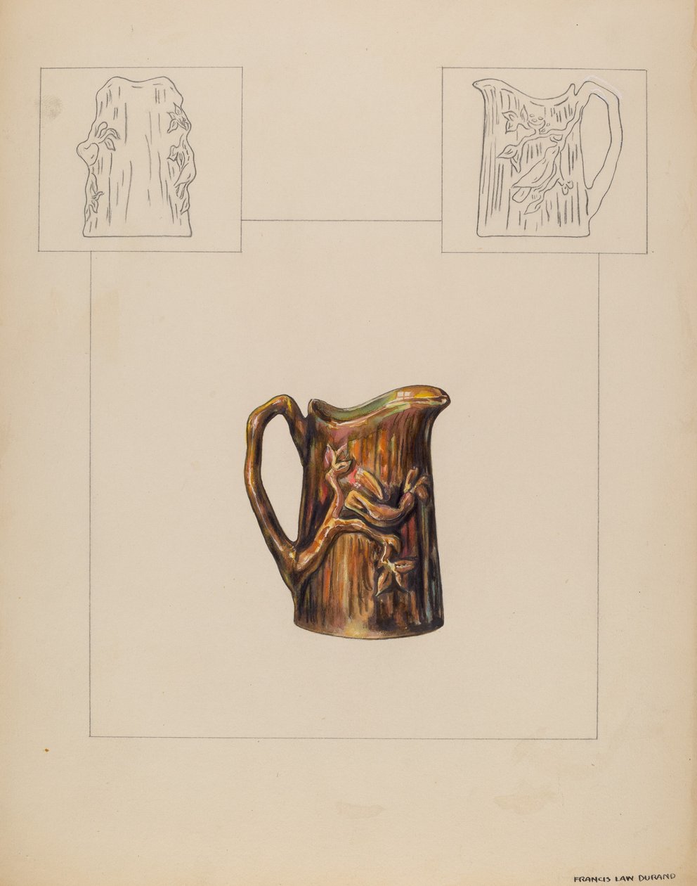 Kanna (individuell gräddkanna) av Francis Law Durand