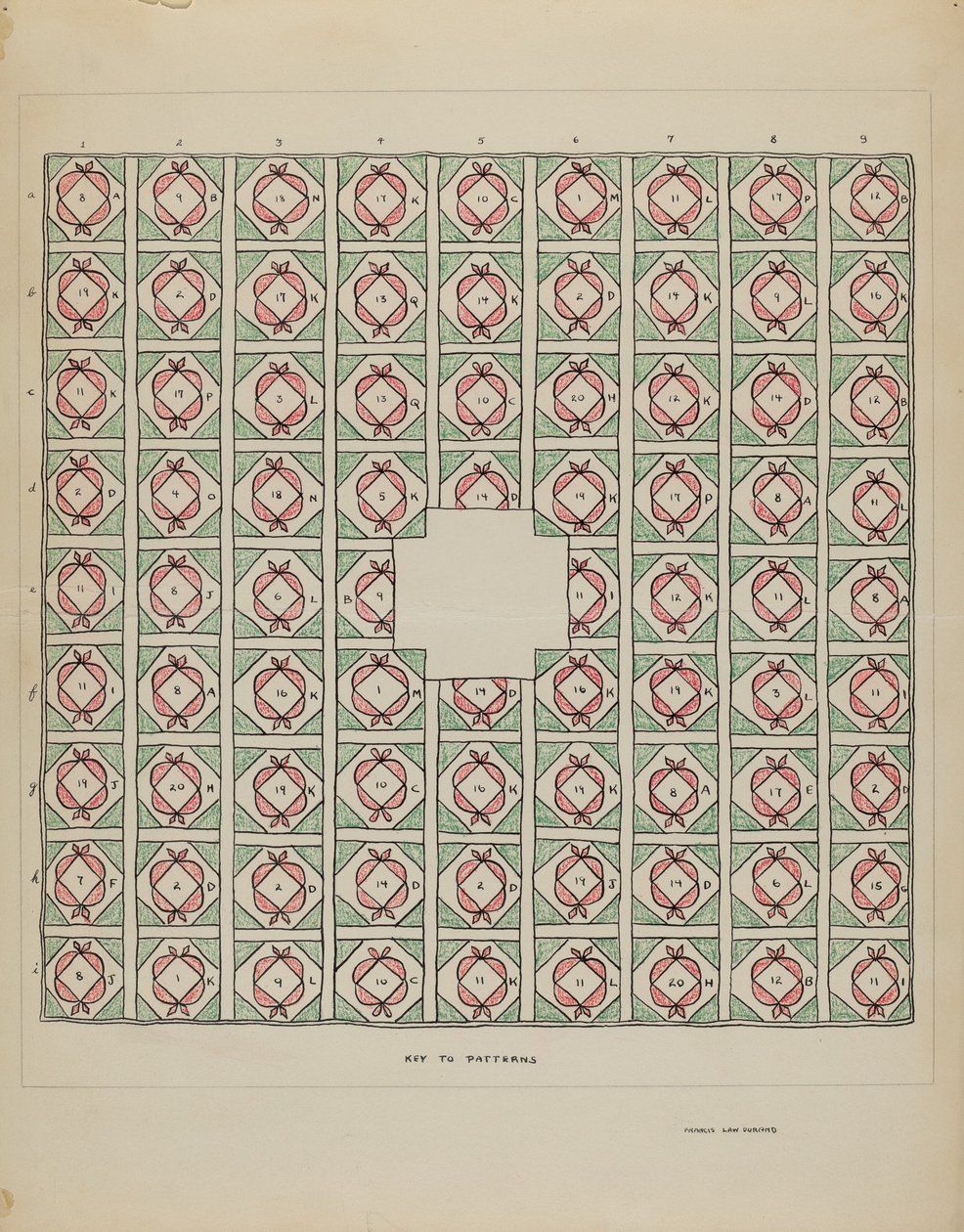 Täcke av Francis Law Durand