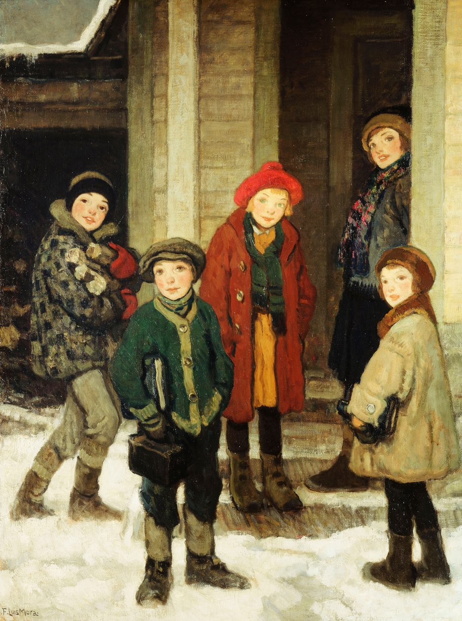 Skolhusdörr av Francis Luis Mora