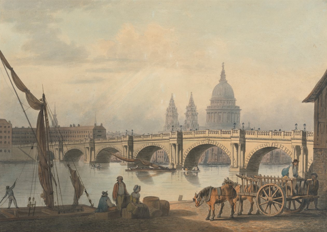 Blackfriars Bridge och St. Paul