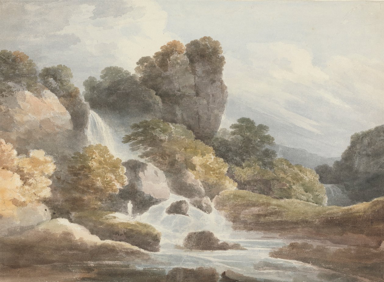 Vattenfall av Francis Nicholson
