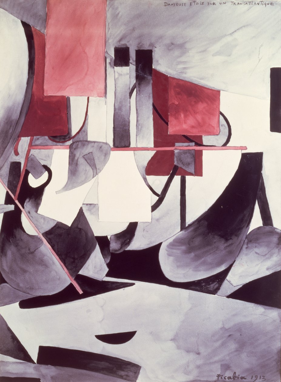 Ballerina på ett oceangående fartyg av Francis Picabia