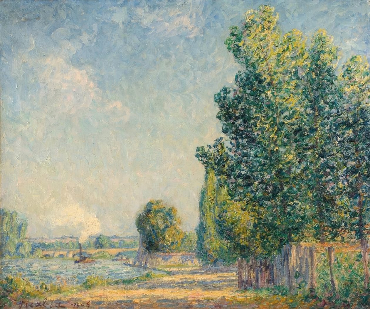 Början av hösten, Villeneuve-sur-Yonne av Francis Picabia