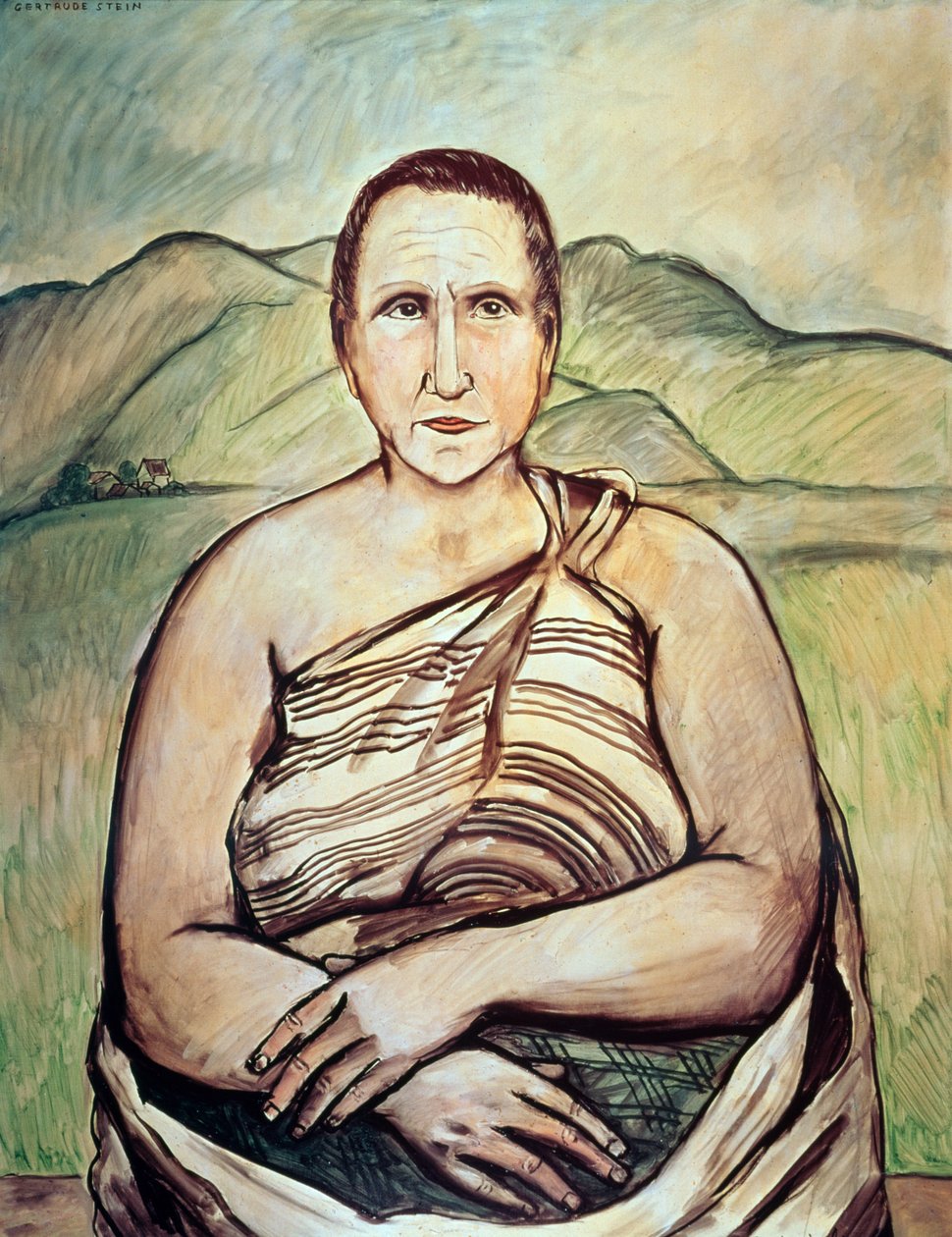 Gertrude Stein (1874-1946) (olja på duk) av Francis Picabia