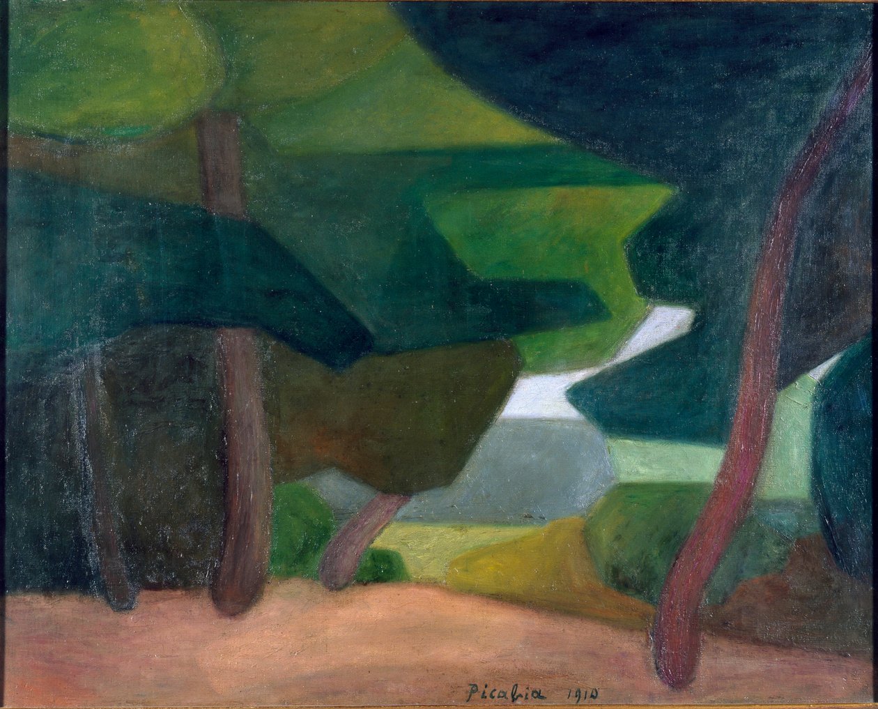 Landskap Cassis av Francis Picabia
