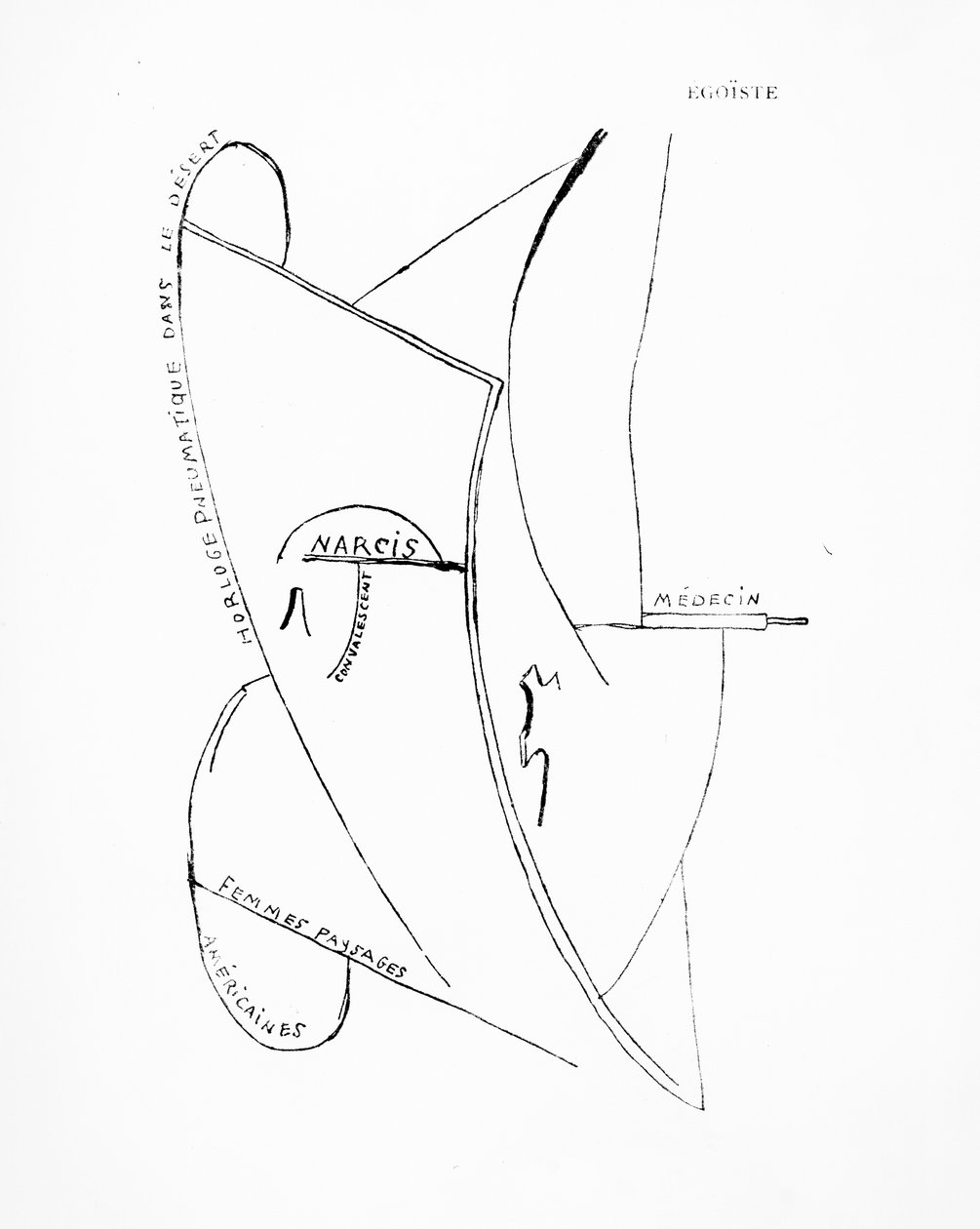 Poemes et Dessins de la Fille nee sans Mere, nr 19, utgiven av Imprimeries Reunies, Lausanne av Francis Picabia