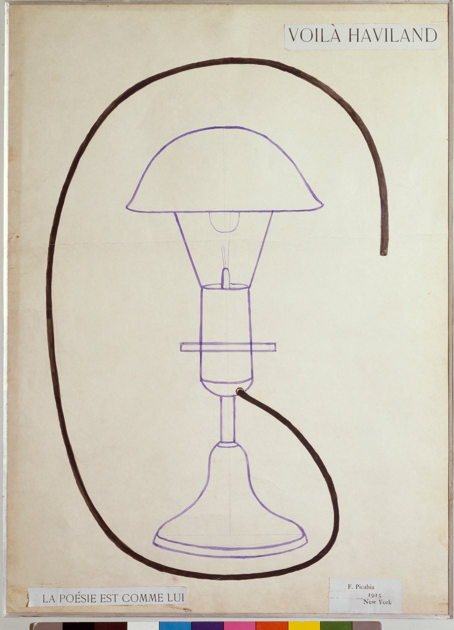 Poesi är som han (Ritning av Francis Picabia