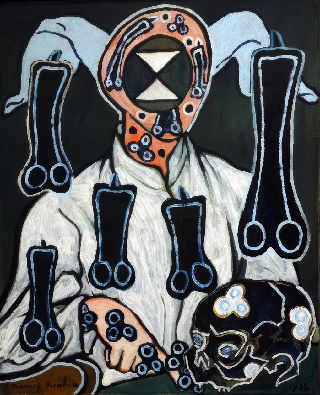 Porträtt av en läkare av Francis Picabia