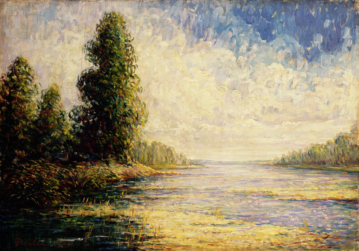 Loire i morgonsolen av Francis Picabia