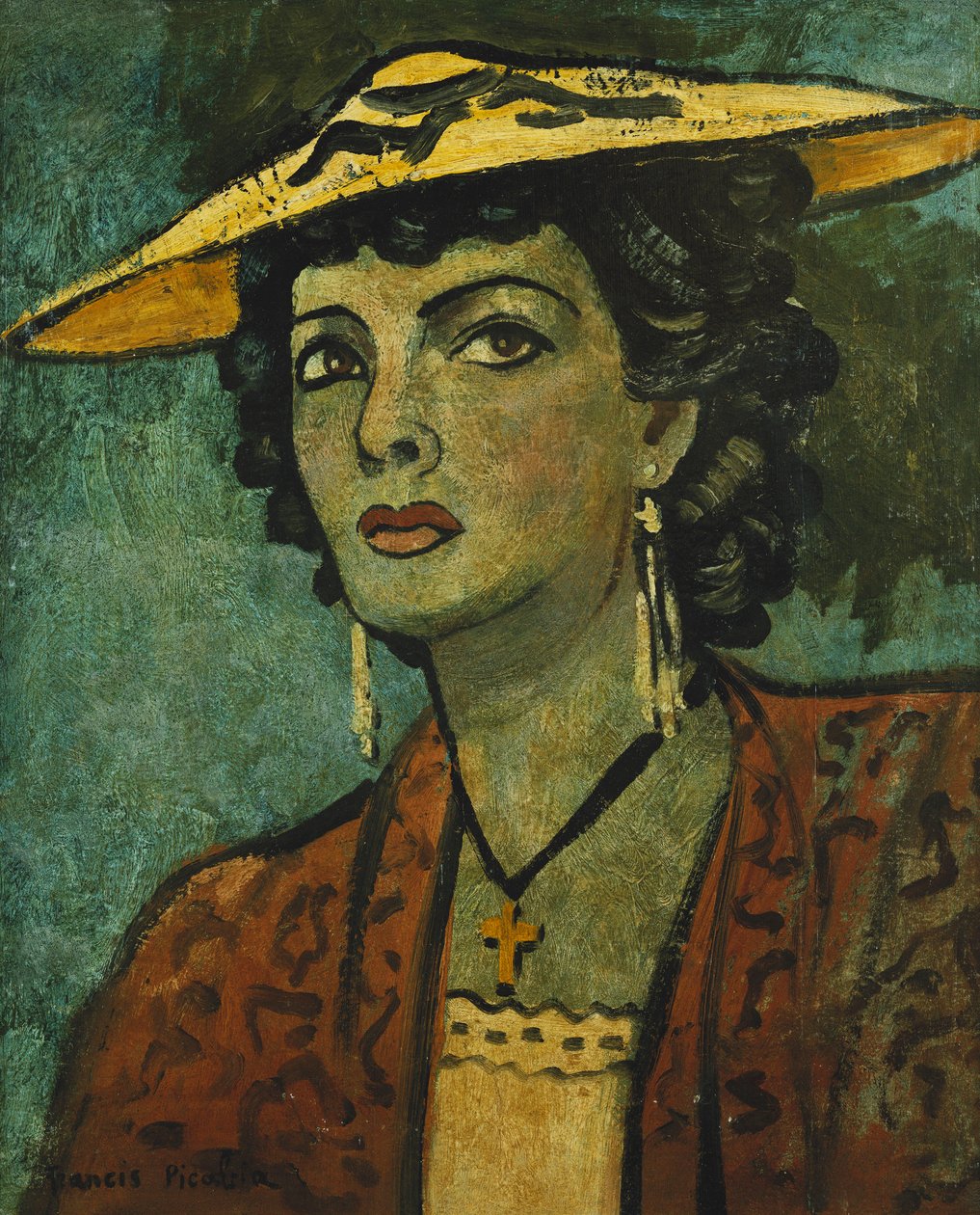 Den gula hatten; Le Chapeau Jaune av Francis Picabia