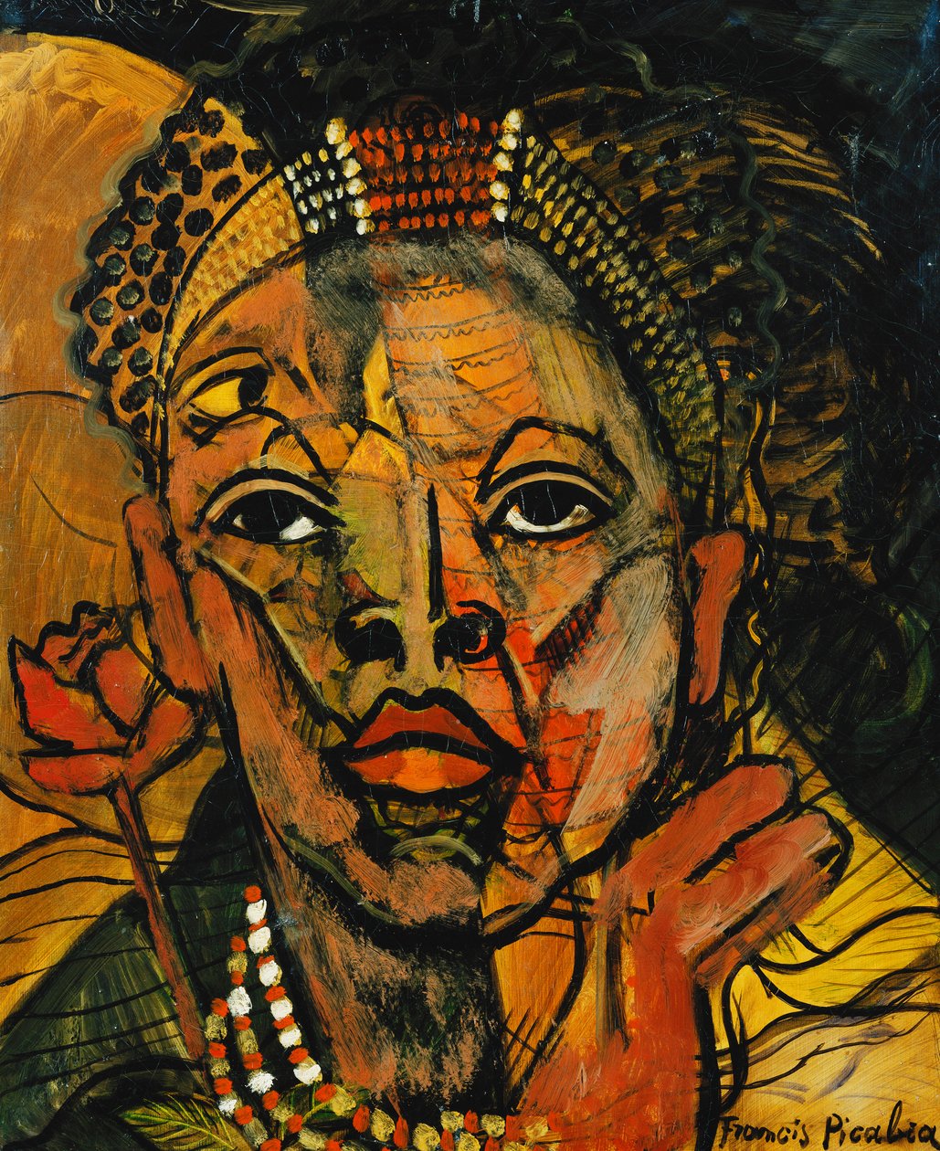 Transparency; Transparence, ca 1930 (olja på duk) av Francis Picabia