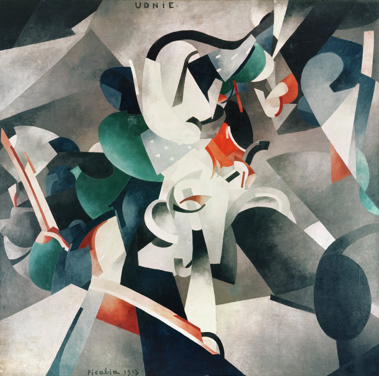 Udnie, ung amerikansk flicka av Francis Picabia