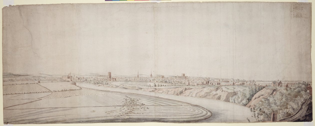 Utsikt över Chester av Francis Place