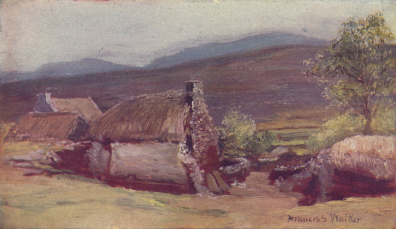 "Irish Cabins", 1910 av Francis S Walker