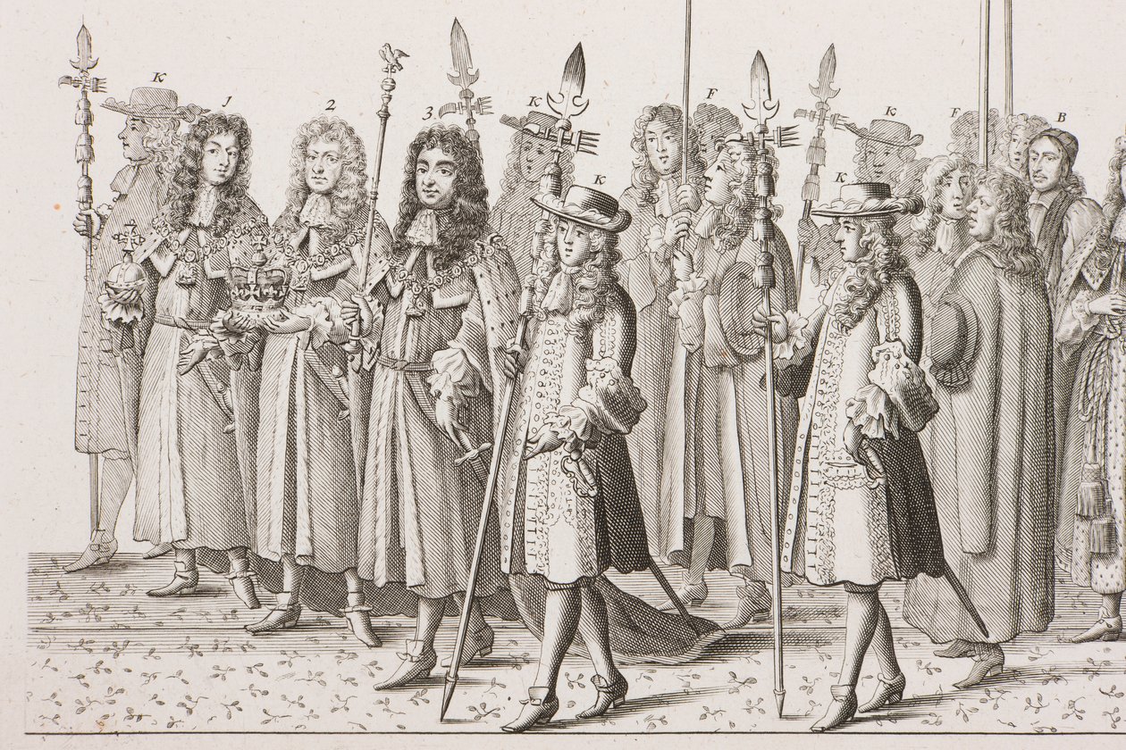 James II kröningståg av Francis Sandford