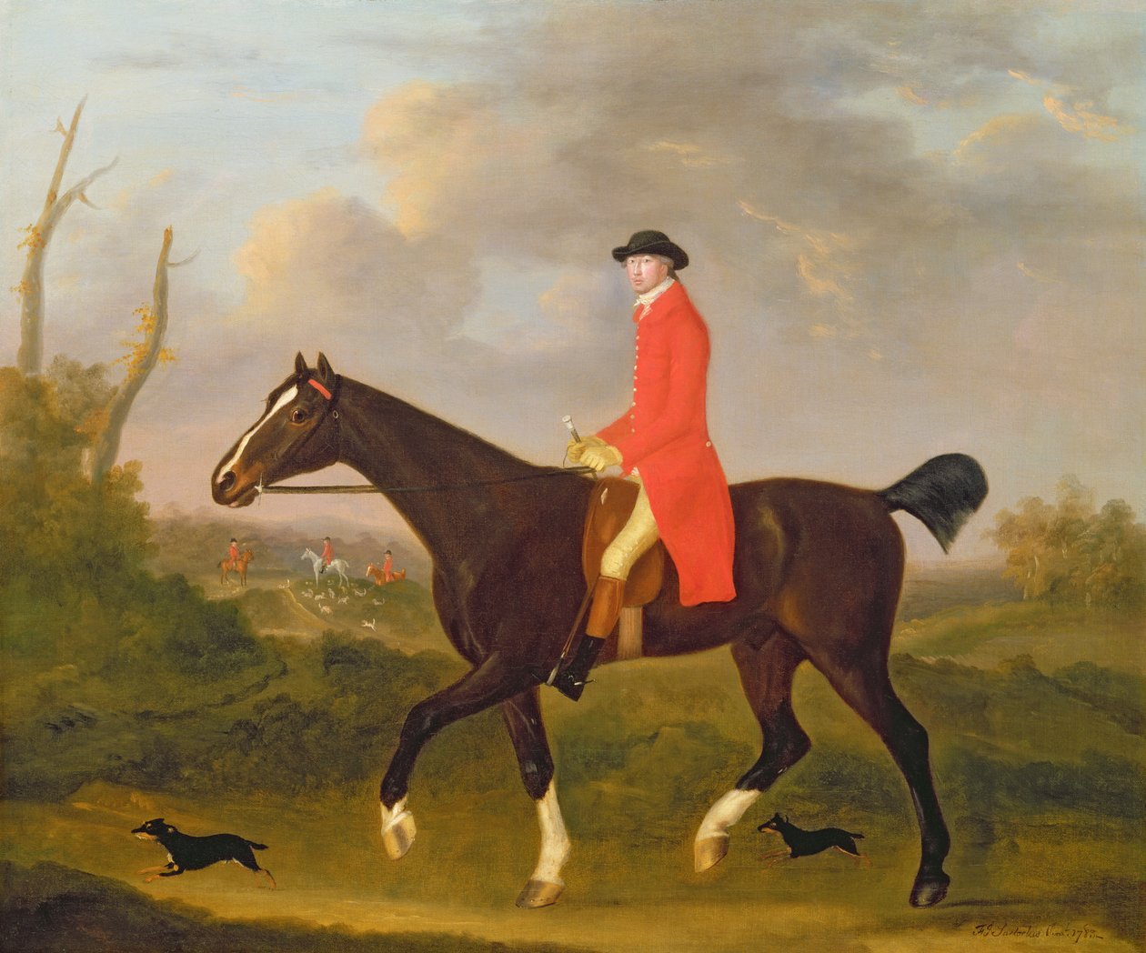 En gentleman på sin Hunter som rider till Hounds av Francis Sartorius