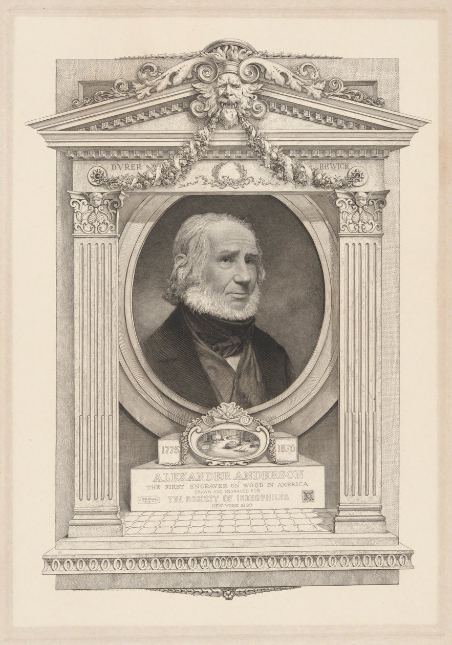 Porträtt av Alexander Anderson av Francis Scott King