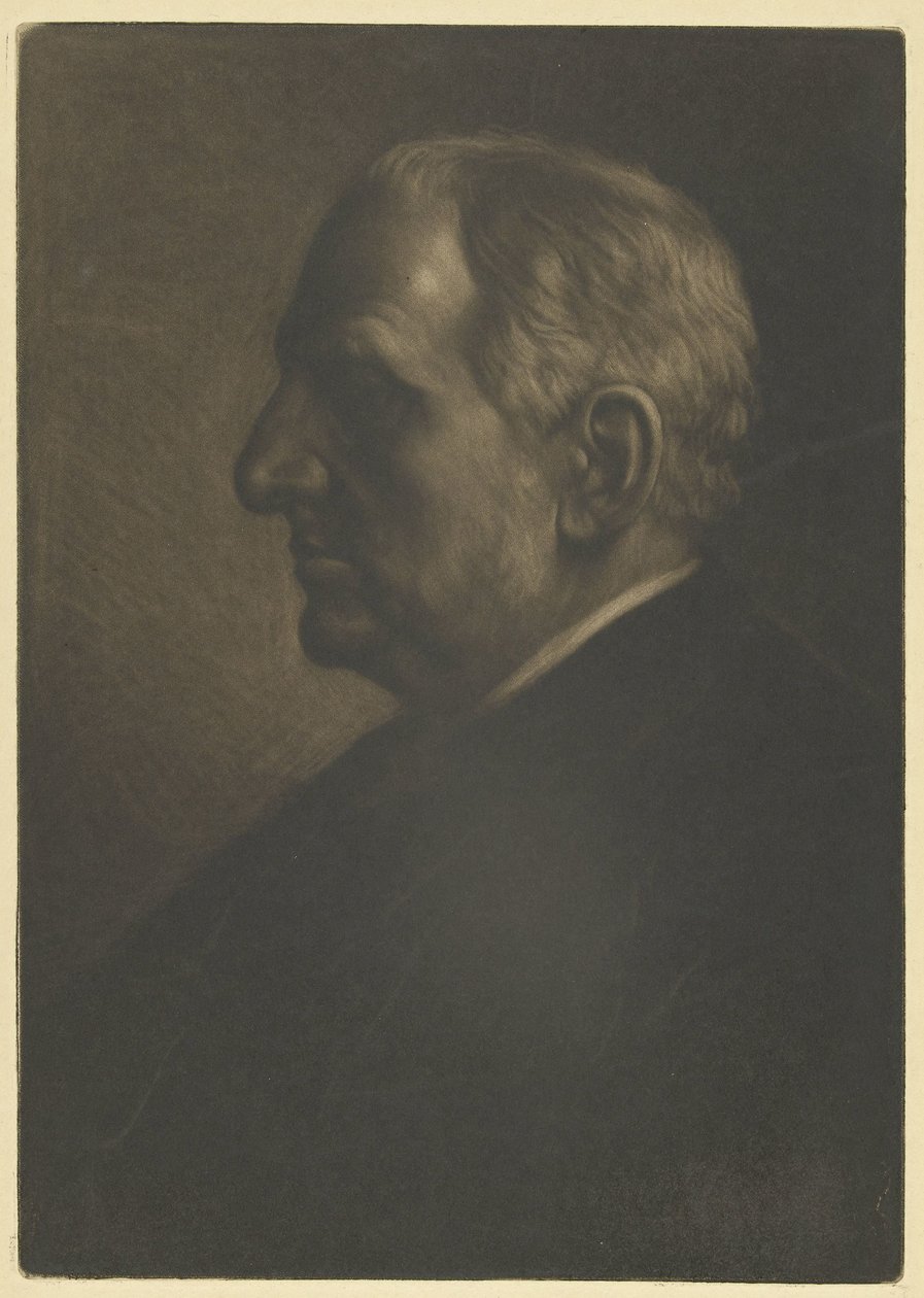 Porträtt av Francis Seymour-Haden av Francis Seymour Haden (Sir) (possibly)