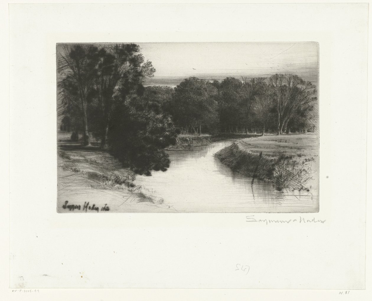 Solnedgång i Irland En solnedgång i Irland av Francis Seymour Haden (Sir) (signed by artist)