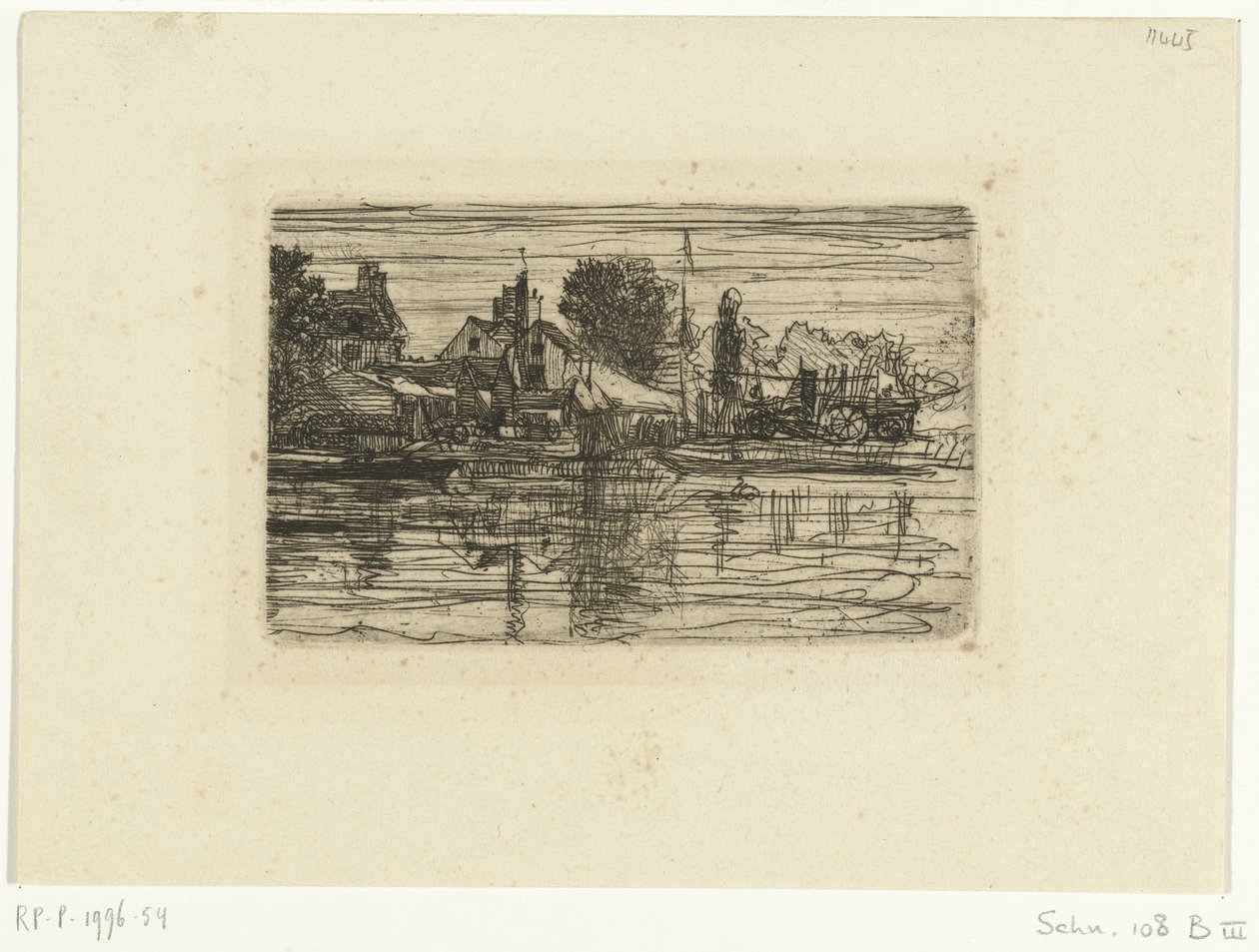 By vid vattnet Thames Side av Francis Seymour Haden (Sir)