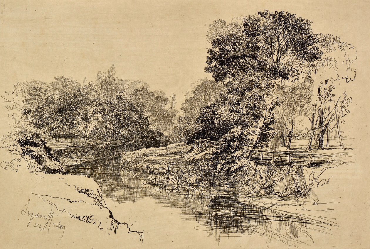 En flod i Irland av Francis Seymour Haden