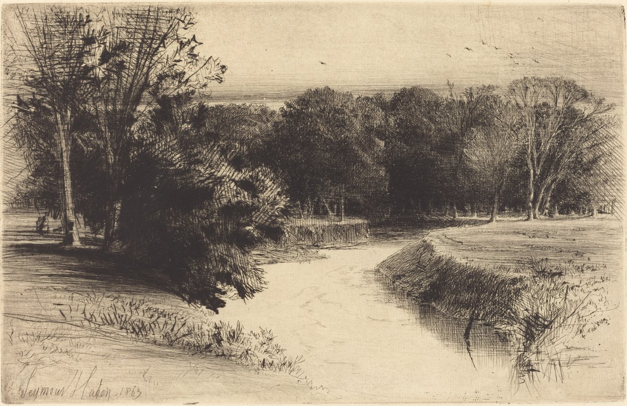 En solnedgång i Irland av Francis Seymour Haden