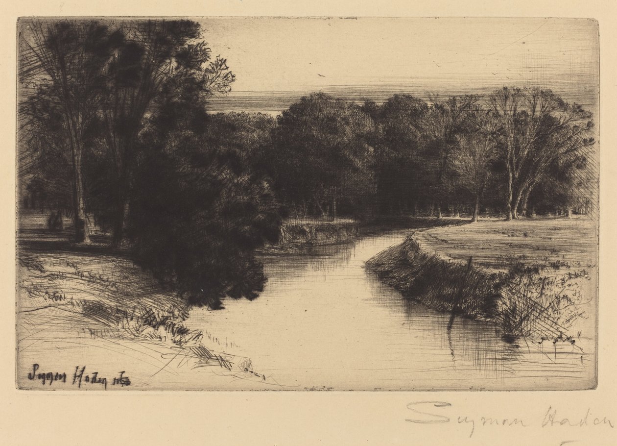 En solnedgång i Irland av Francis Seymour Haden