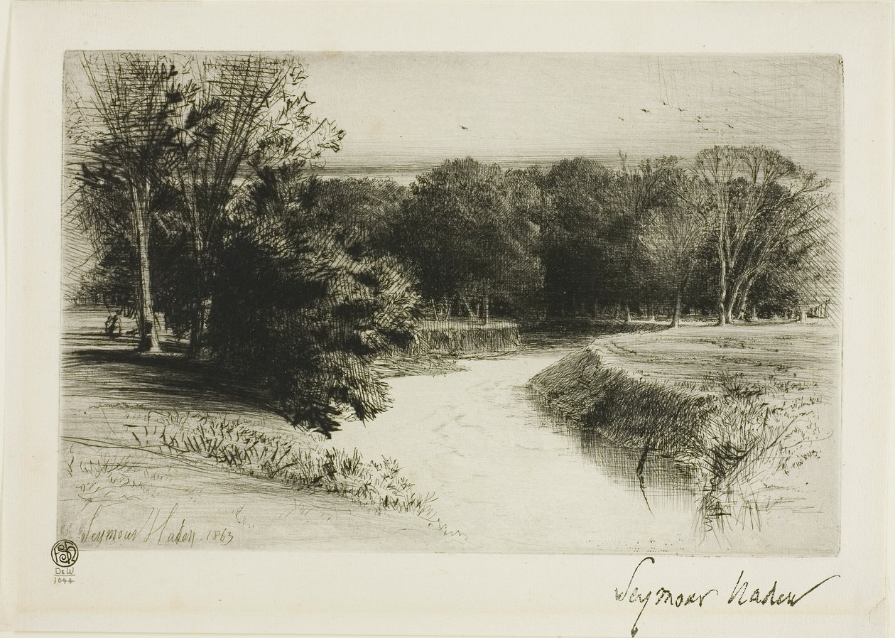 En solnedgång i Irland av Francis Seymour Haden