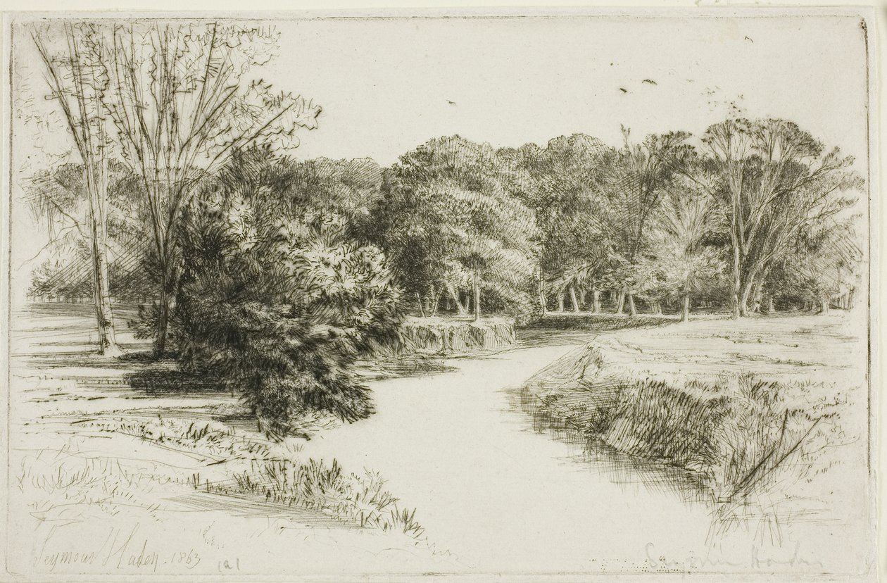 En solnedgång i Irland av Francis Seymour Haden