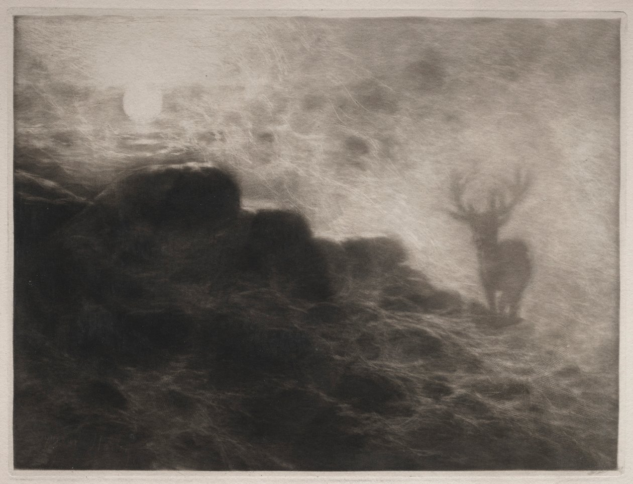 An Early Riser, 1897. av Francis Seymour Haden