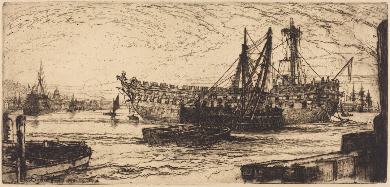 Upphuggningen av Agamemnon av Francis Seymour Haden