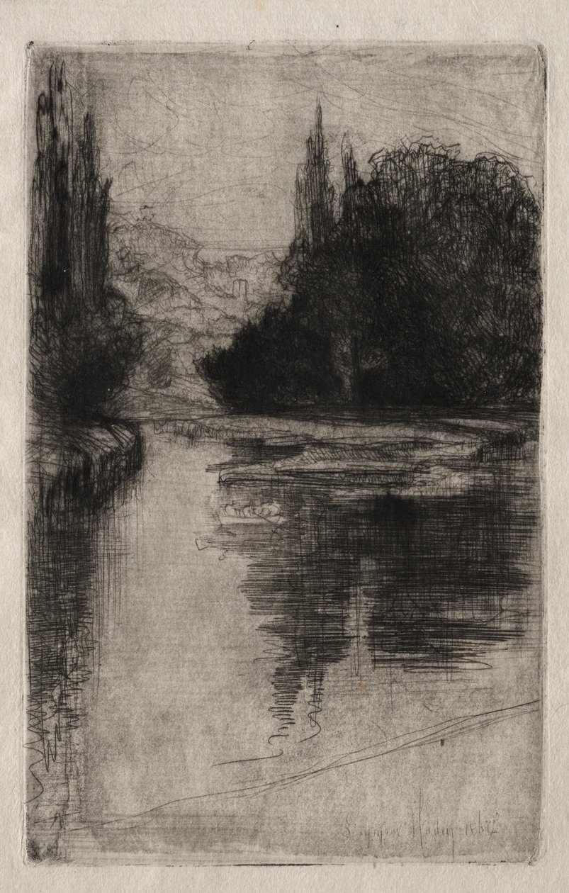 Kväll av Francis Seymour Haden