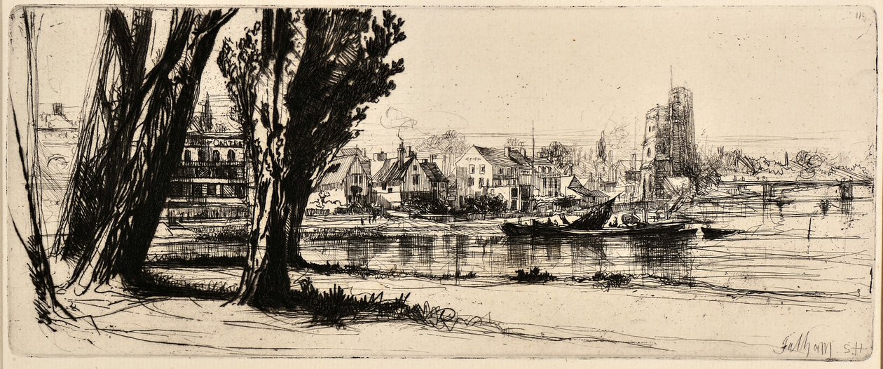 Fulham (etsning) av Francis Seymour Haden