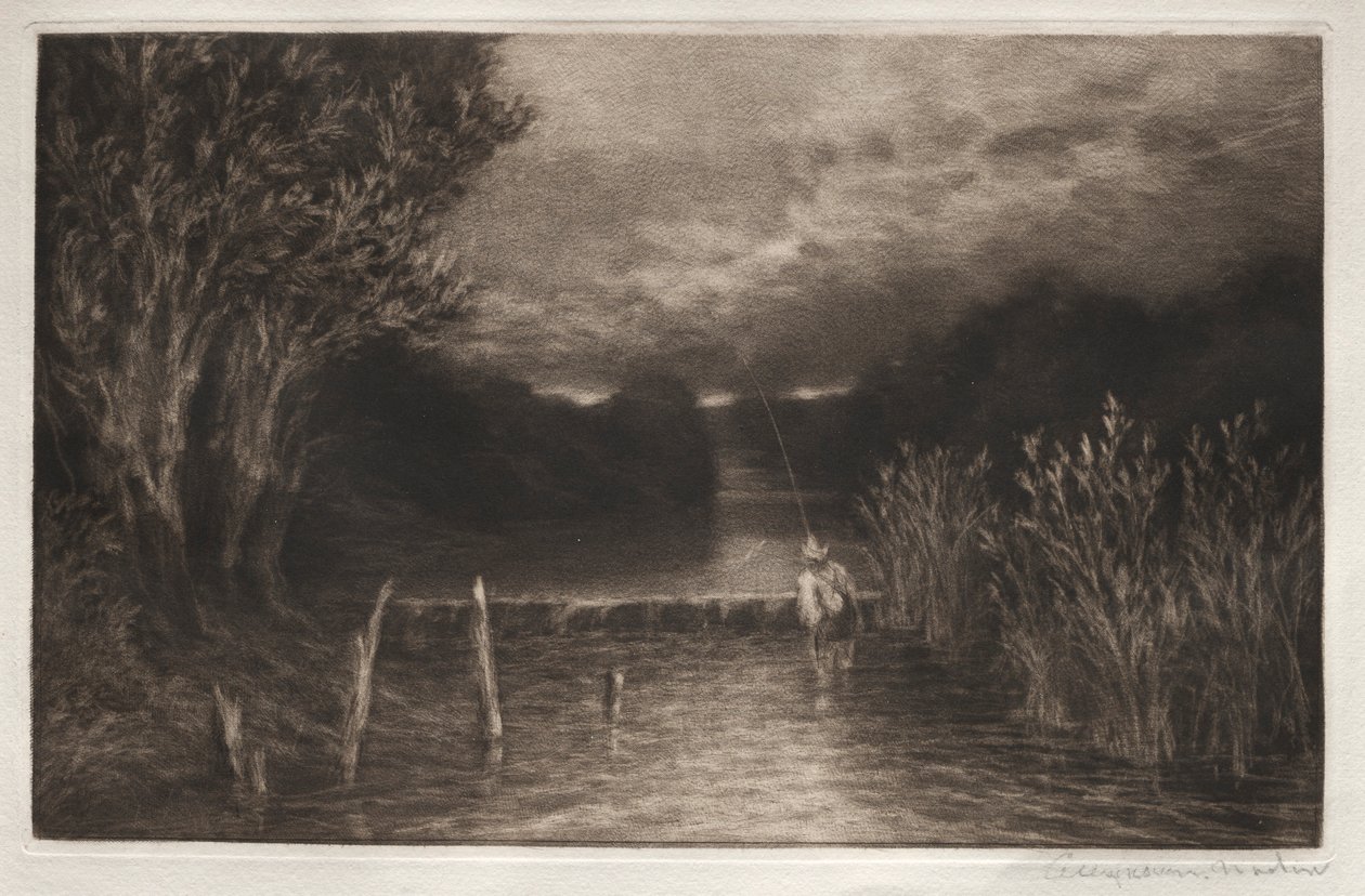 Harrfiske, 1897. av Francis Seymour Haden