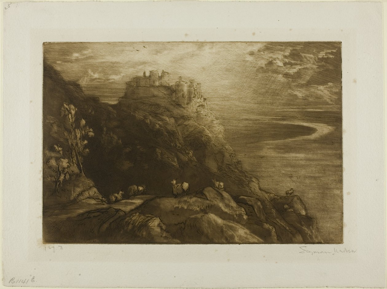 Harlech, nej. jag av Francis Seymour Haden