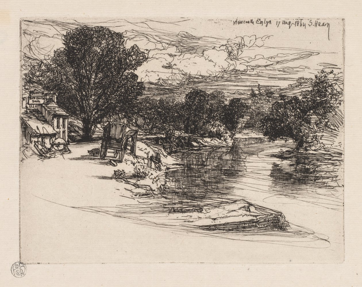 Smidens hus. av Francis Seymour Haden