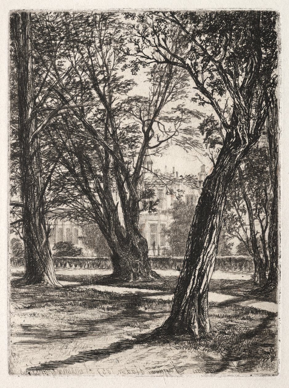 Kensington Gardens (den lilla plattan) av Francis Seymour Haden