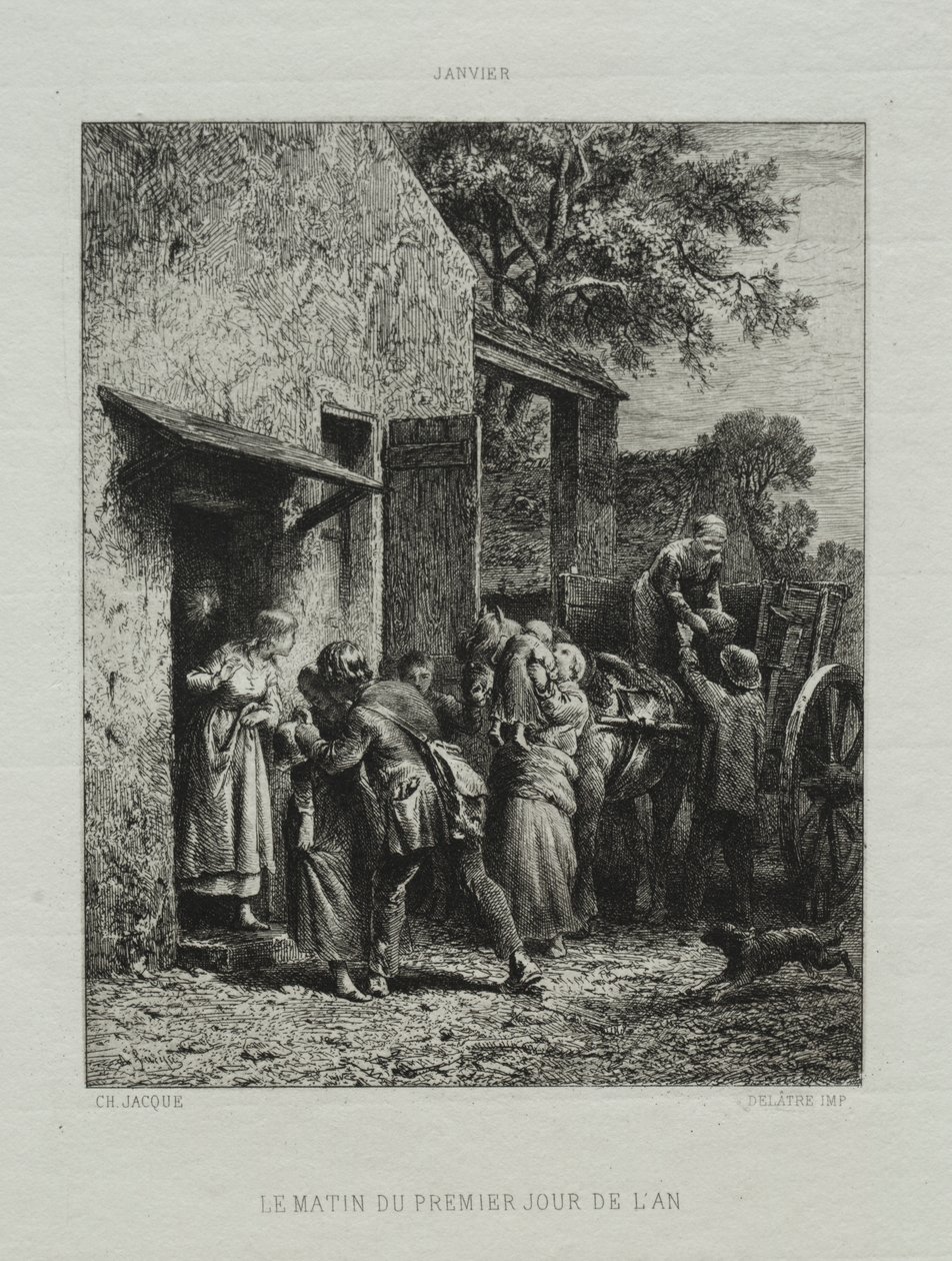 Morgonen på årets första dag av Francis Seymour Haden