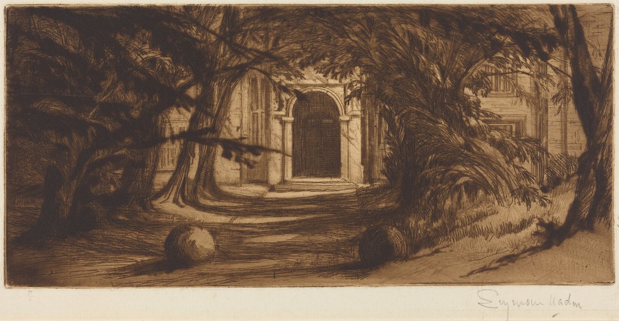 Mytton Hall av Francis Seymour Haden