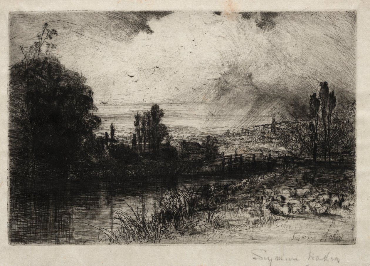 På provet, 1859. av Francis Seymour Haden
