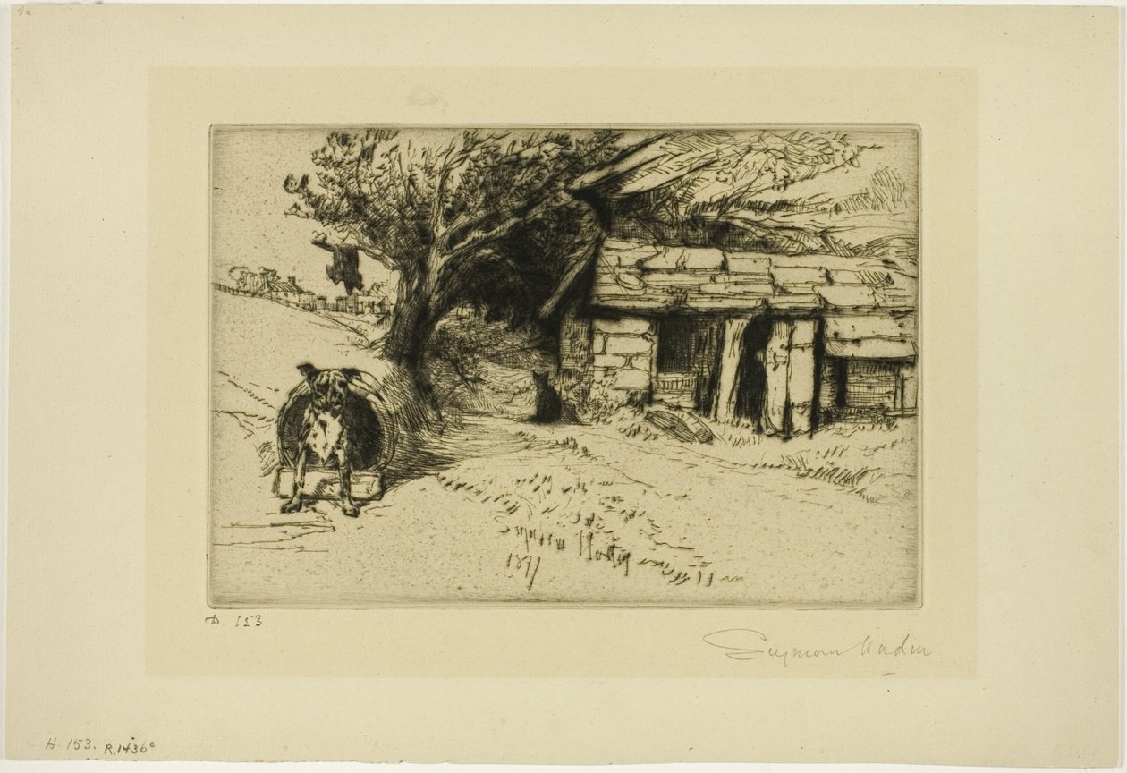 Stugan av Francis Seymour Haden