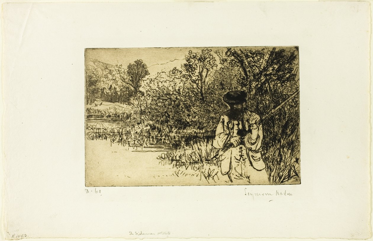 Fiskaren av Francis Seymour Haden