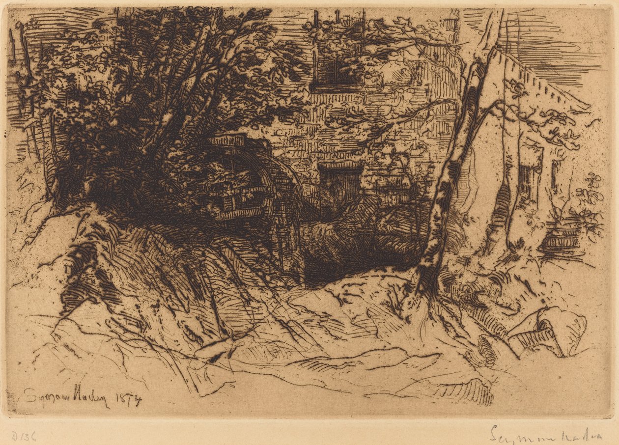 Kvarnhjulet av Francis Seymour Haden
