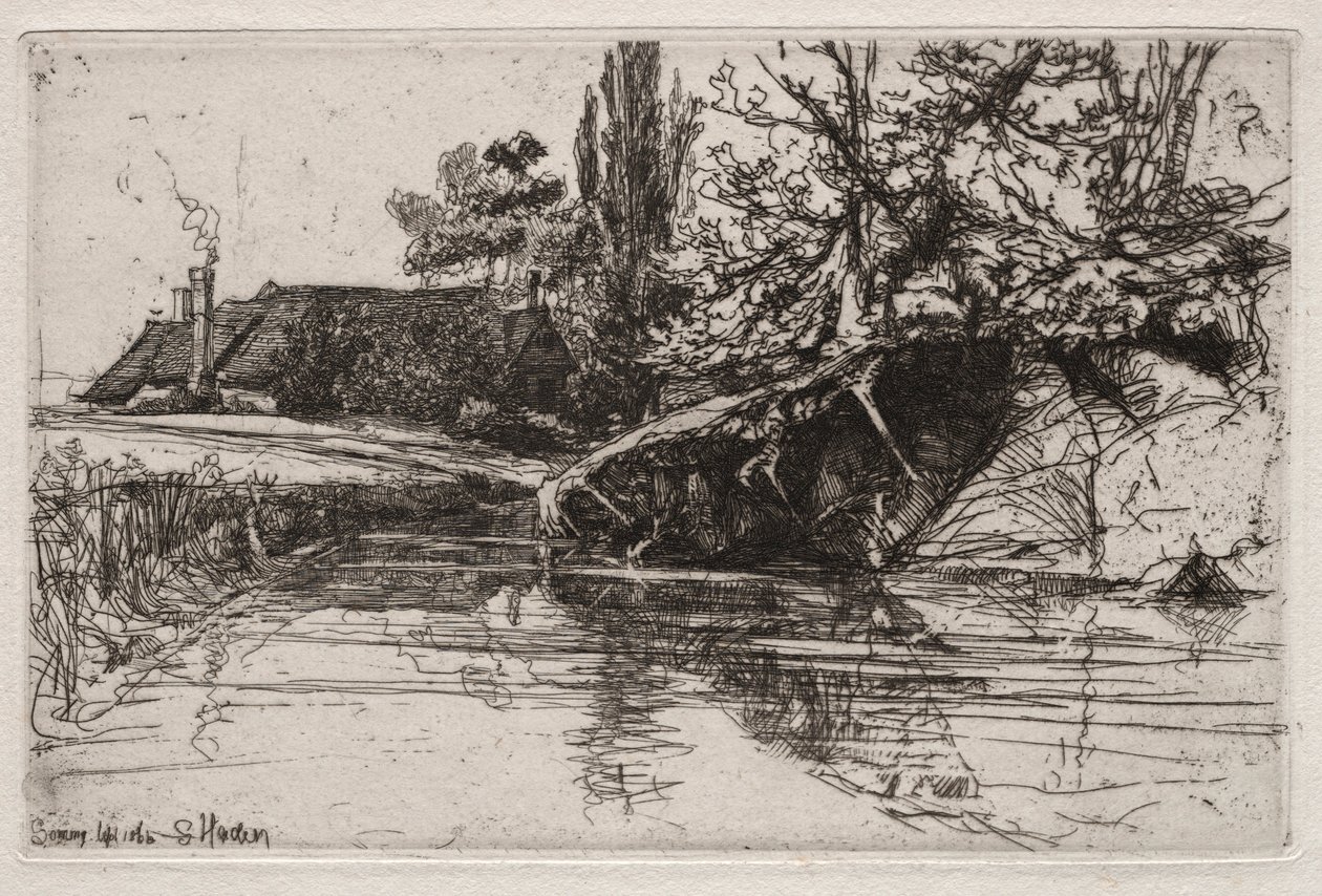 Valgravhuset, 1865. av Francis Seymour Haden