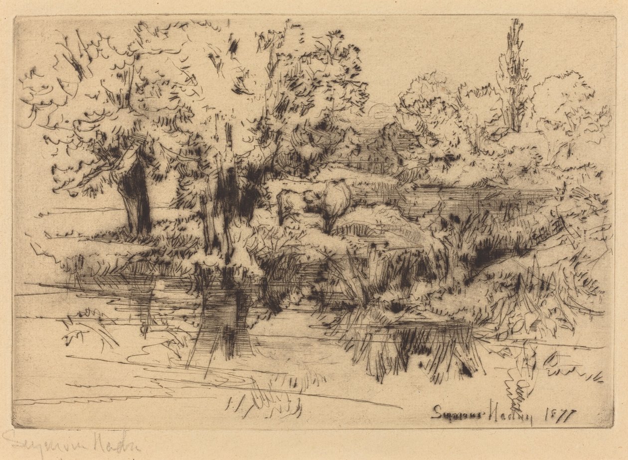 De tre korna av Francis Seymour Haden