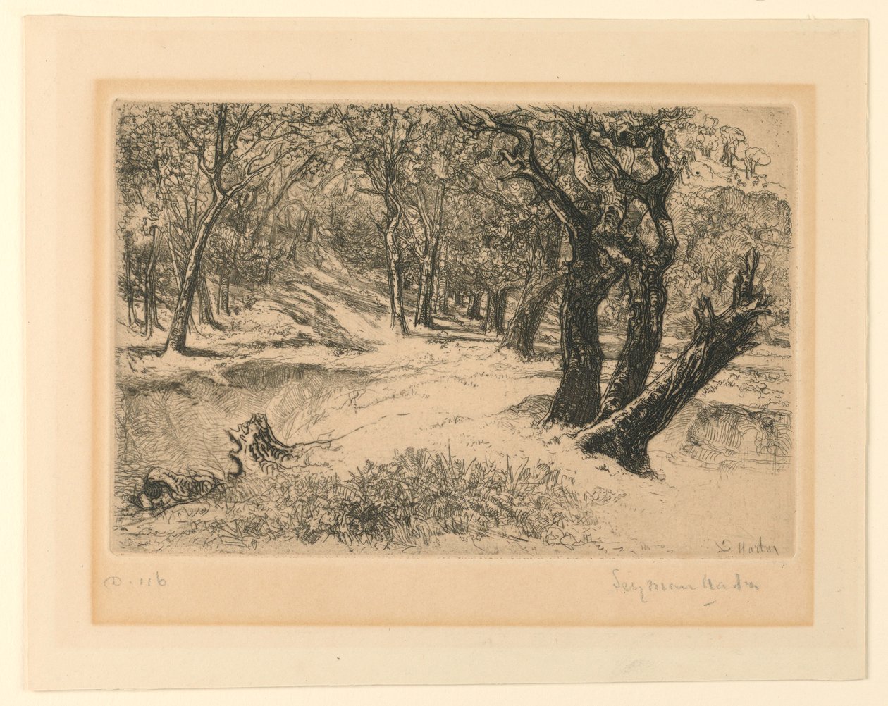 De tre systrarna av Francis Seymour Haden